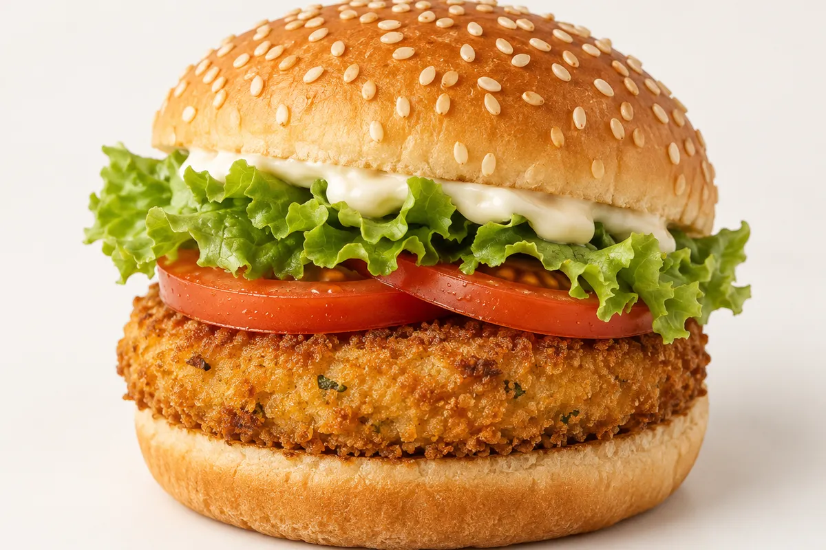 Eine pflanzliche Mahlzeit mit Gemüse
